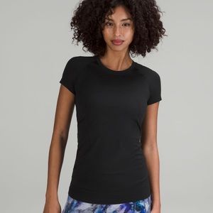 Lululemon - size 6 - Swiftly tech short sleeve shirt- black